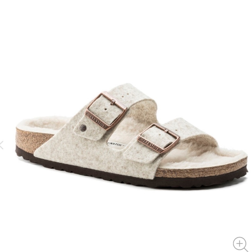 Birkenstock | Arizona Rivet Wool Eggnog - 37